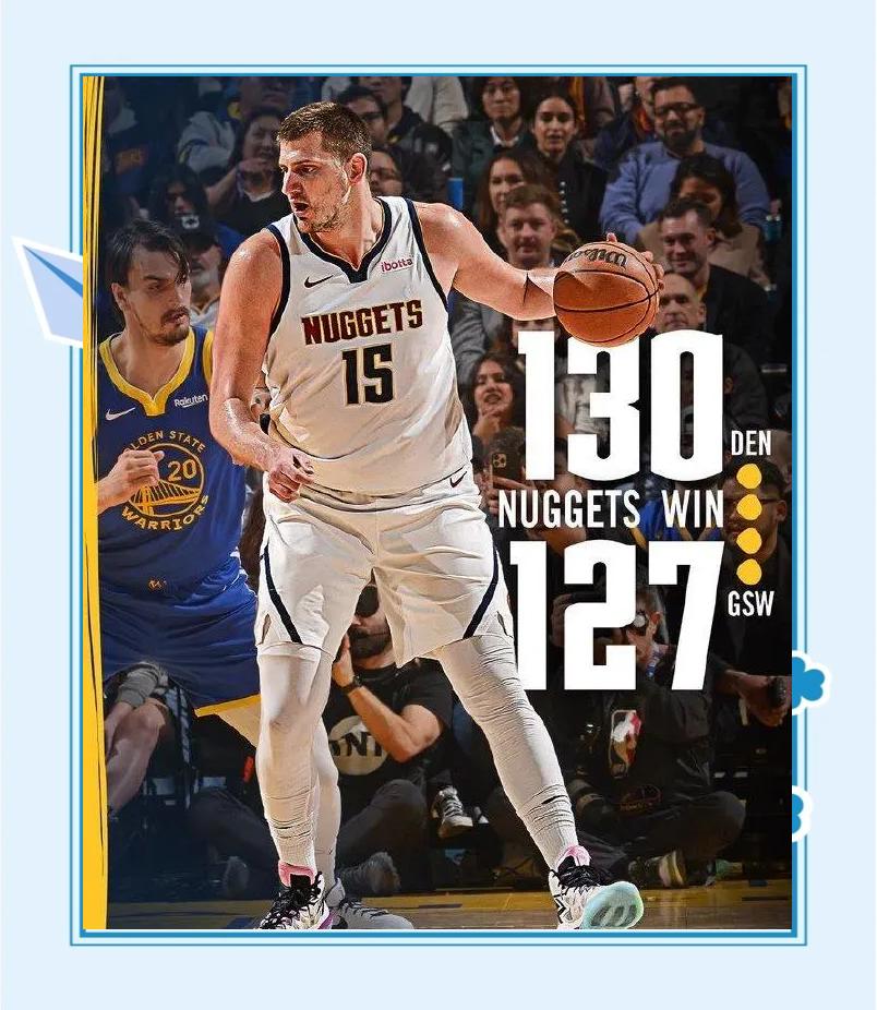 约基奇，关键时刻神级表现，绝杀战胜！